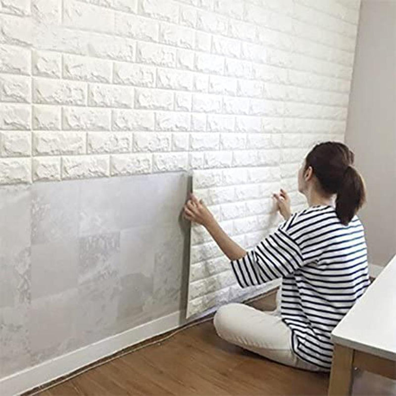 3D Brick Wall Stickers PE Foam