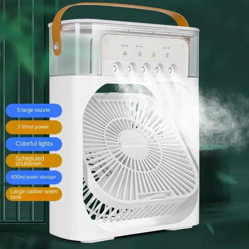 Multifunction Water Spray Mist Fan Air Cooler fan USB Electric